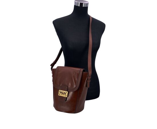 THE BRIDGE Borsa a Tracolla Vintage in Pelle Col. Marrone M