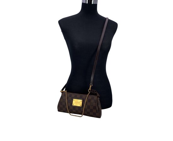 LOUIS VUITTON Borsa a Tracolla in Tela Col. Marrone Eva S