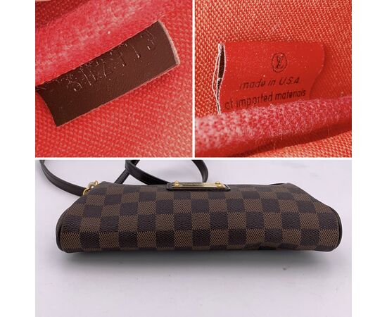 LOUIS VUITTON Borsa a Tracolla in Tela Col. Marrone Eva S