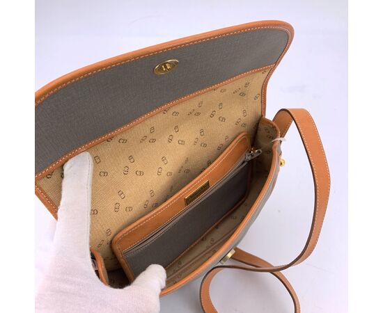 DIOR Borsa a Tracolla Vintage in Tela Col. Grigio M