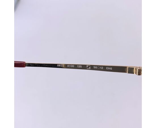 Occhiali da Sole Vintage in Metallo Col. Oro