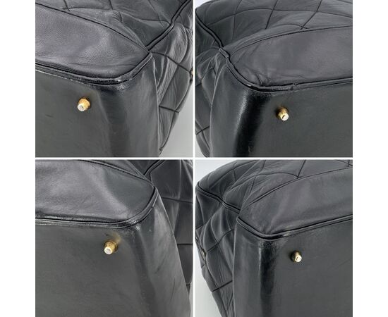 CHANEL Borsa da Viaggio Vintage in Pelle Col. Nero Timeless/Classique L