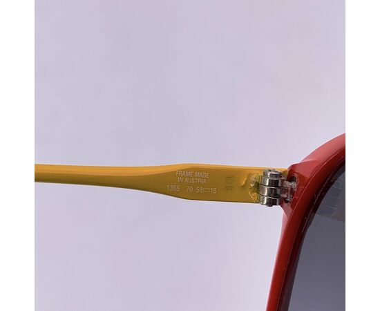 Occhiali da Sole Vintage in Acetato Col. Rosso