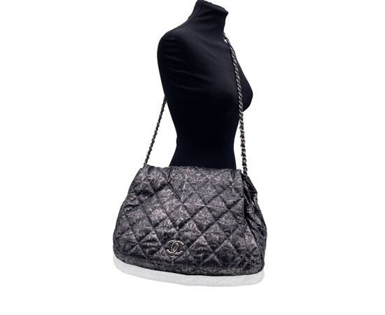 CHANEL Borsa a Tracolla in Tela Col. Grigio Timeless/Classique M