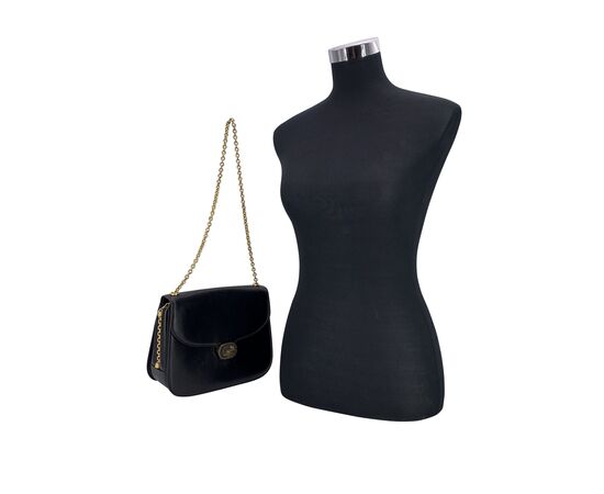 GUCCI Borsa a Tracolla Vintage in Pelle Col. Nero M
