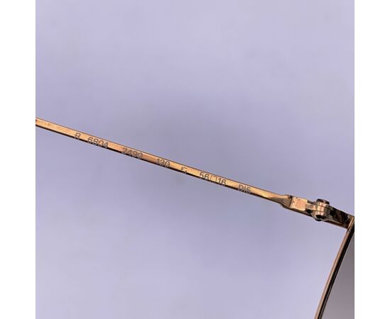 Occhiali da Sole Vintage in Metallo Col. Rosso