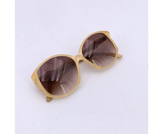 YVES SAINT LAURENT Occhiali da Sole Vintage in Acetato Col. Beige
