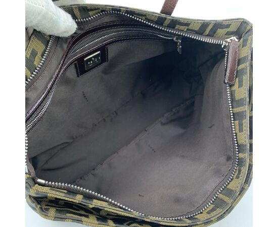 FENDI Borsa Shopper in Tela Col. Marrone FF M
