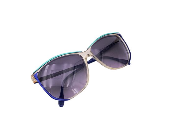 SILHOUETTE Occhiali da Sole Vintage in Acetato Col. Blu