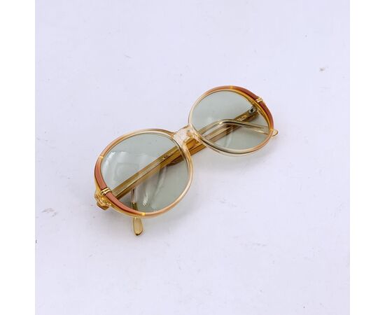 BALENCIAGA Occhiali da Sole Vintage in Acetato Col. Beige