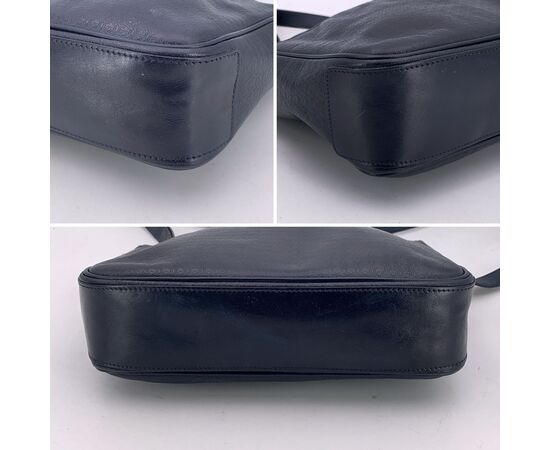 GUCCI Borsa a Tracolla Vintage in Pelle Col. Blu M