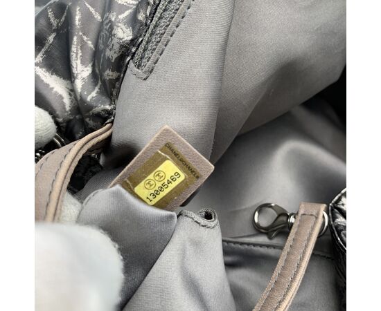 CHANEL Borsa a Tracolla in Tela Col. Grigio Timeless/Classique M