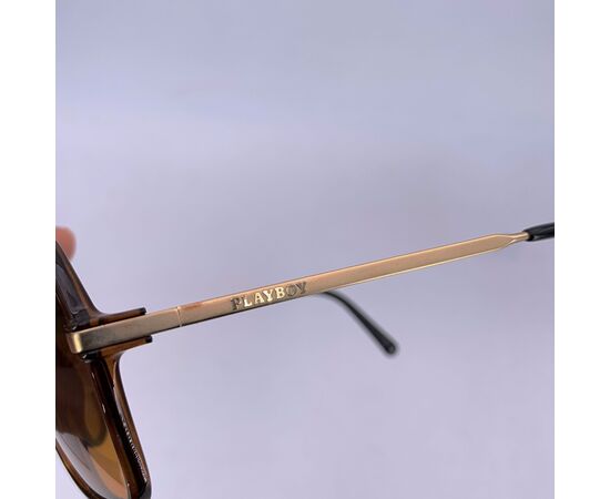 Playboy Occhiali da Sole Vintage in Acetato Col. Marrone