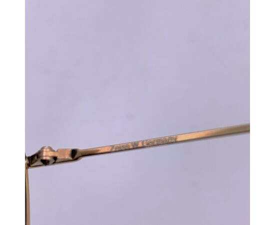 Occhiali da Sole Vintage in Metallo Col. Rosso