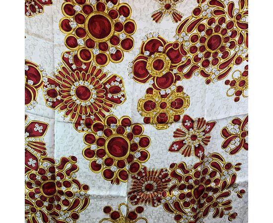 CHANEL Foulard Vintage in Seta Col. Beige