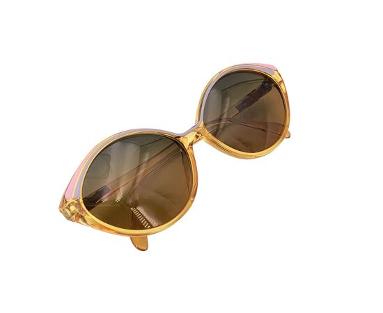 Occhiali da Sole Vintage in Acetato Col. Giallo