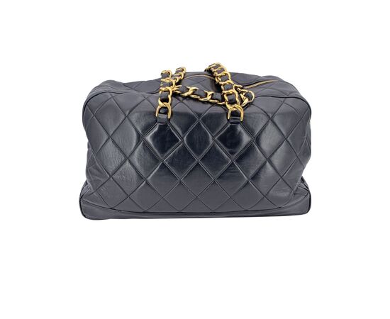 CHANEL Borsa da Viaggio Vintage in Pelle Col. Nero Timeless/Classique L
