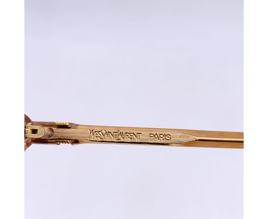 YVES SAINT LAURENT Occhiali da Sole Vintage in Acetato Col. Marrone