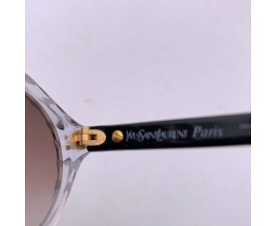 YVES SAINT LAURENT Occhiali da Sole Vintage in Acetato Col. Bianco
