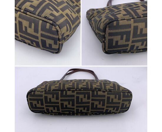 FENDI Borsa Shopper in Tela Col. Marrone FF M