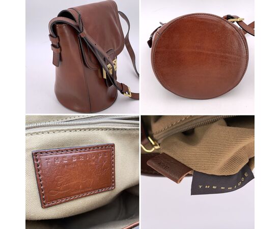 THE BRIDGE Borsa a Tracolla Vintage in Pelle Col. Marrone M
