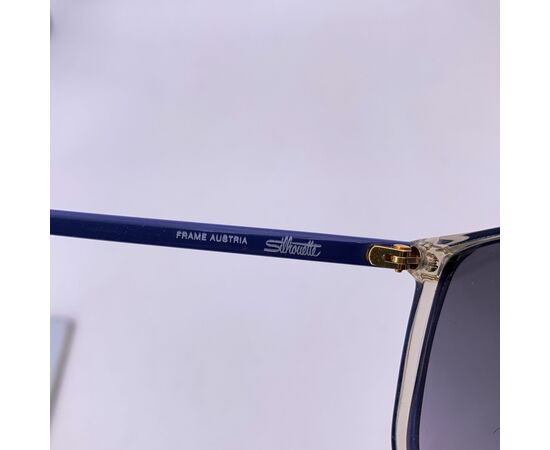 SILHOUETTE Occhiali da Sole Vintage in Acetato Col. Blu