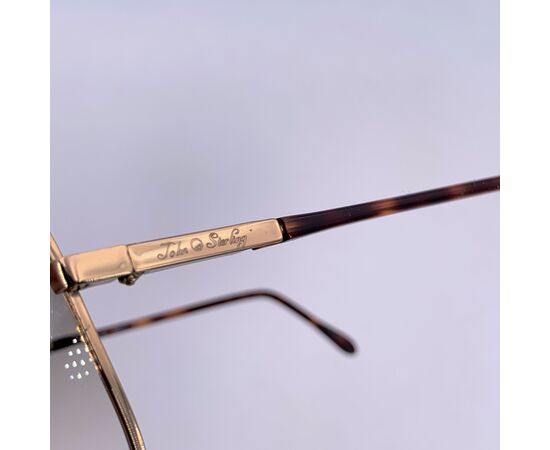 Occhiali da Sole Vintage in Metallo Col. Argento