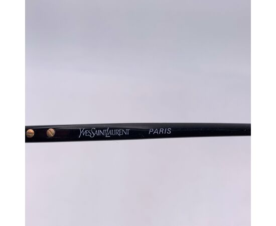 YVES SAINT LAURENT Occhiali da Sole Vintage in Acetato Col. Nero
