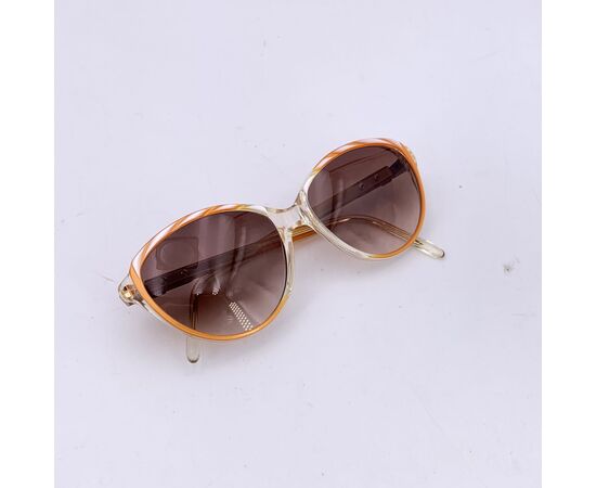 YVES SAINT LAURENT Occhiali da Sole Vintage in Acetato Col. Arancione