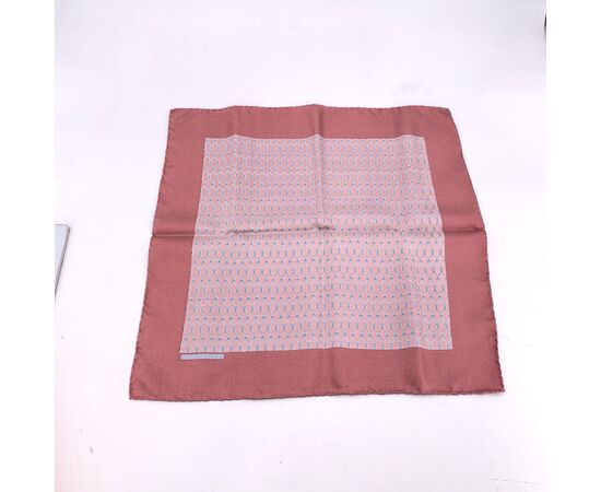 HERMES Foulard Vintage in Seta Col. Rosa Pochette