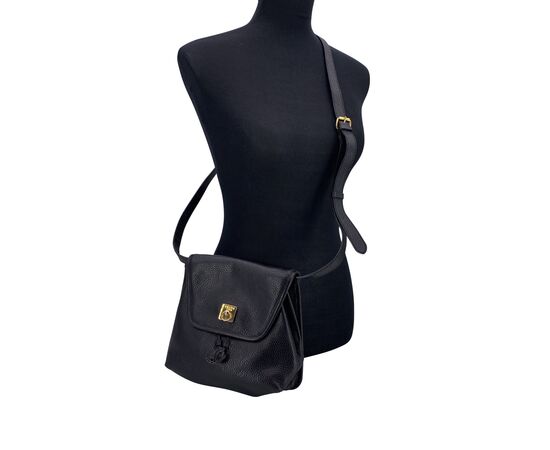 CELINE Borsa a Tracolla Vintage in Pelle Col. Nero M