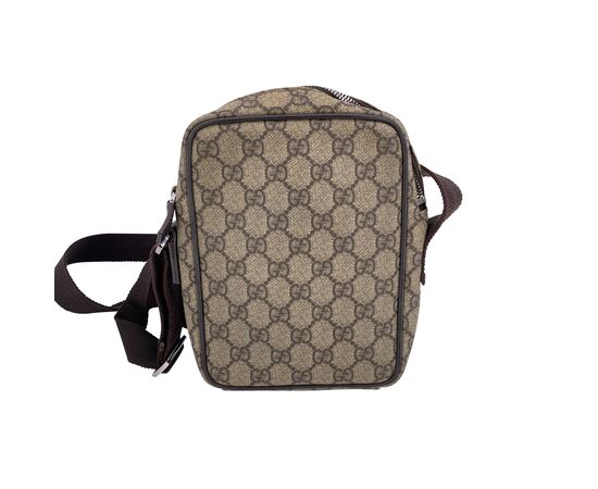 GUCCI Borsa a Tracolla in Tela Col. Marrone S