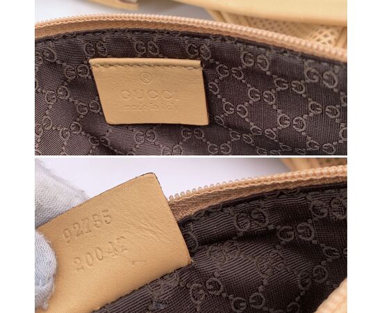 GUCCI Borsa Hobo in Pelle Col. Beige Jackie M