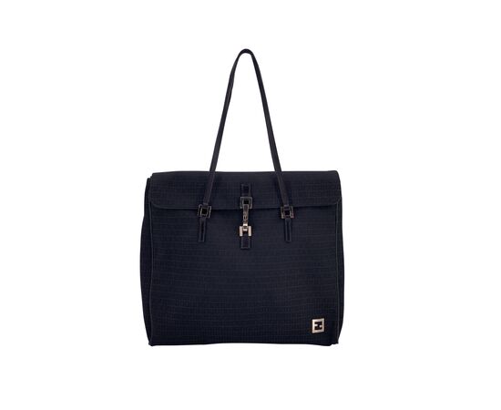 FENDI Borsa Shopper in Tela Col. Nero M