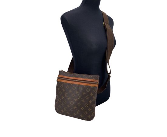 LOUIS VUITTON Borsa a Tracolla in Tela Col. Marrone Bosphore M