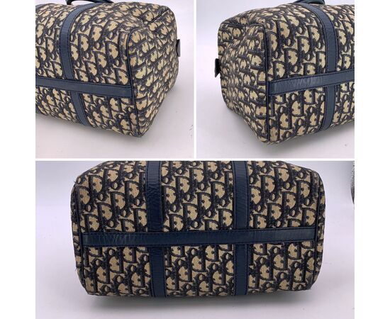 DIOR Borsa a Mano Vintage in Tela Col. Blu Diorissimo M