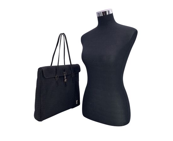 FENDI Borsa Shopper in Tela Col. Nero M