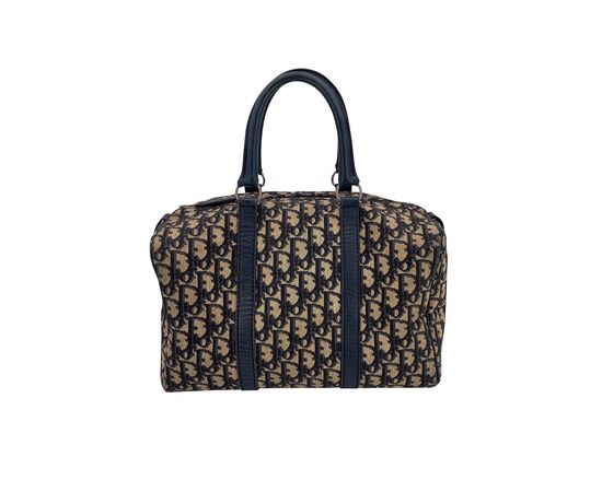 DIOR Borsa a Mano Vintage in Tela Col. Blu Diorissimo M