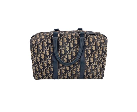 DIOR Borsa a Mano Vintage in Tela Col. Blu Diorissimo M