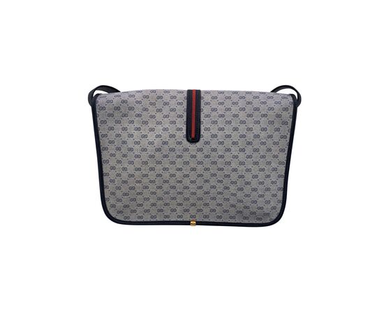 GUCCI Borsa a Tracolla Vintage in Tela Col. Blu M