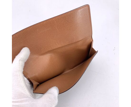 LOUIS VUITTON Portafoglio Vintage in Tela Col. Marrone S