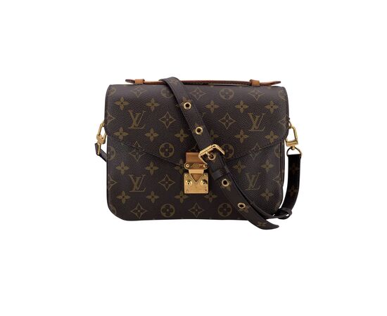 LOUIS VUITTON Borsa a Tracolla in Tela Col. Marrone Metis M