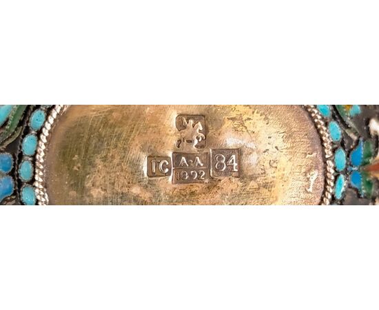 Kovsh russo in argento – Mosca -1898