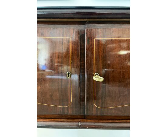 Credenza - mobile bar con interno luminoso | Vintage 1950