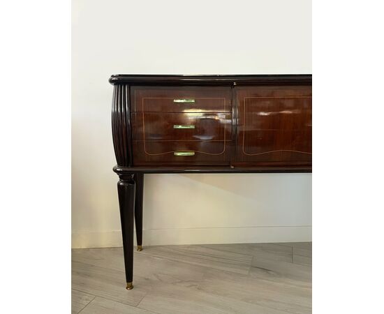 Credenza - mobile bar con interno luminoso | Vintage 1950