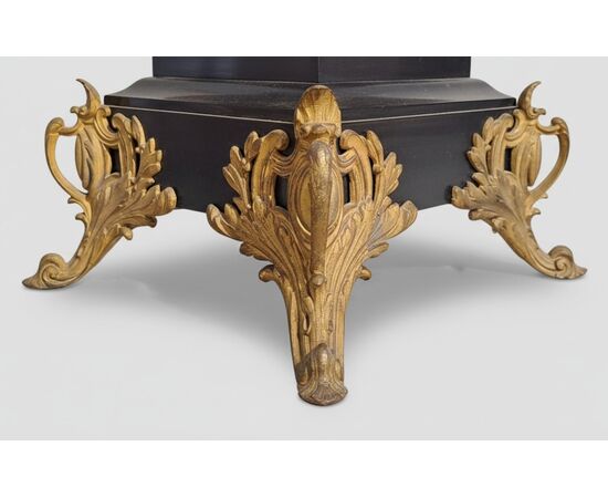 LARGE PENDULUM CLOCK - "PARFUM DES FLEURS" - AUGUSTE MOUREAU