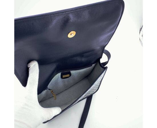 GUCCI Borsa a Tracolla Vintage in Tela Col. Blu M