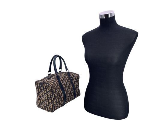 DIOR Borsa a Mano Vintage in Tela Col. Blu Diorissimo M