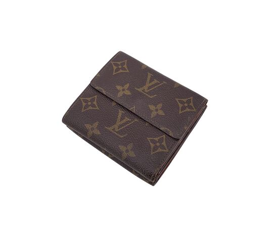 LOUIS VUITTON Portafoglio Vintage in Tela Col. Marrone S