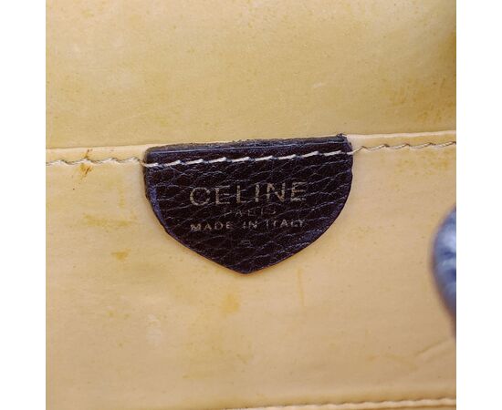 CELINE Borsa a Tracolla Vintage in Pelle Col. Nero M